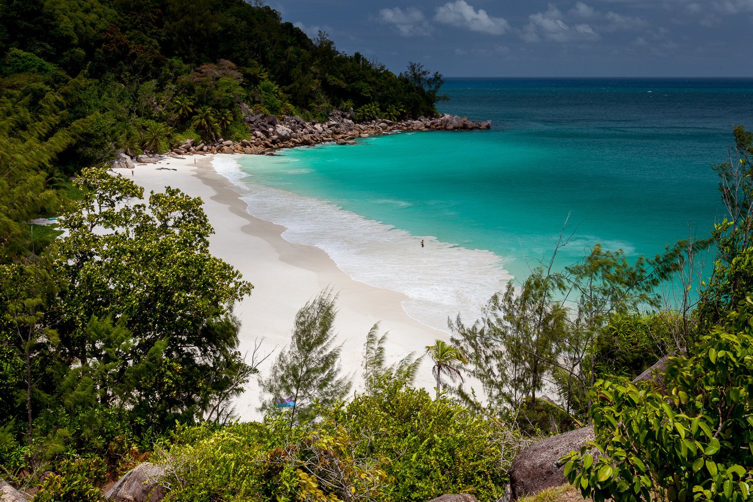 Anse Georgette on Praslin, Seychelles