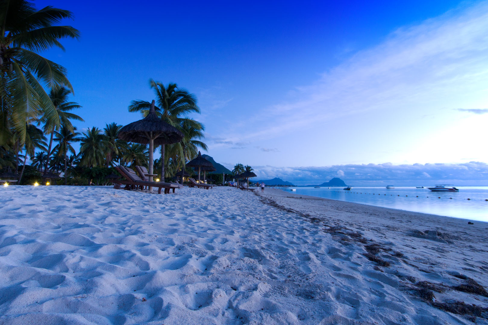 Flic-en-Flac beach in Mauritius