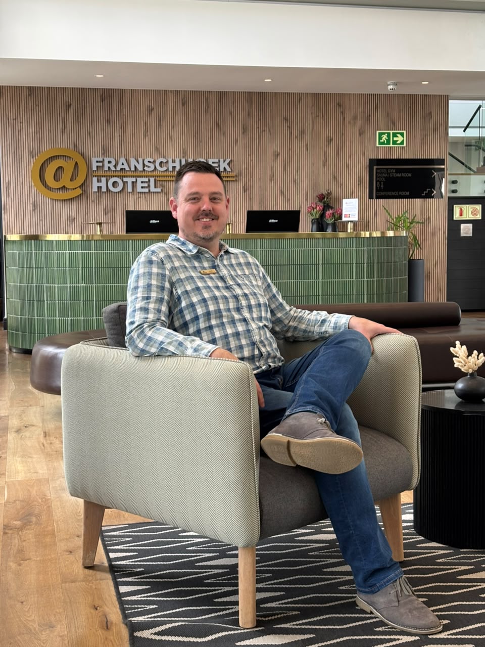 Charl Theron, General Manager of @Franschhoek Hotel