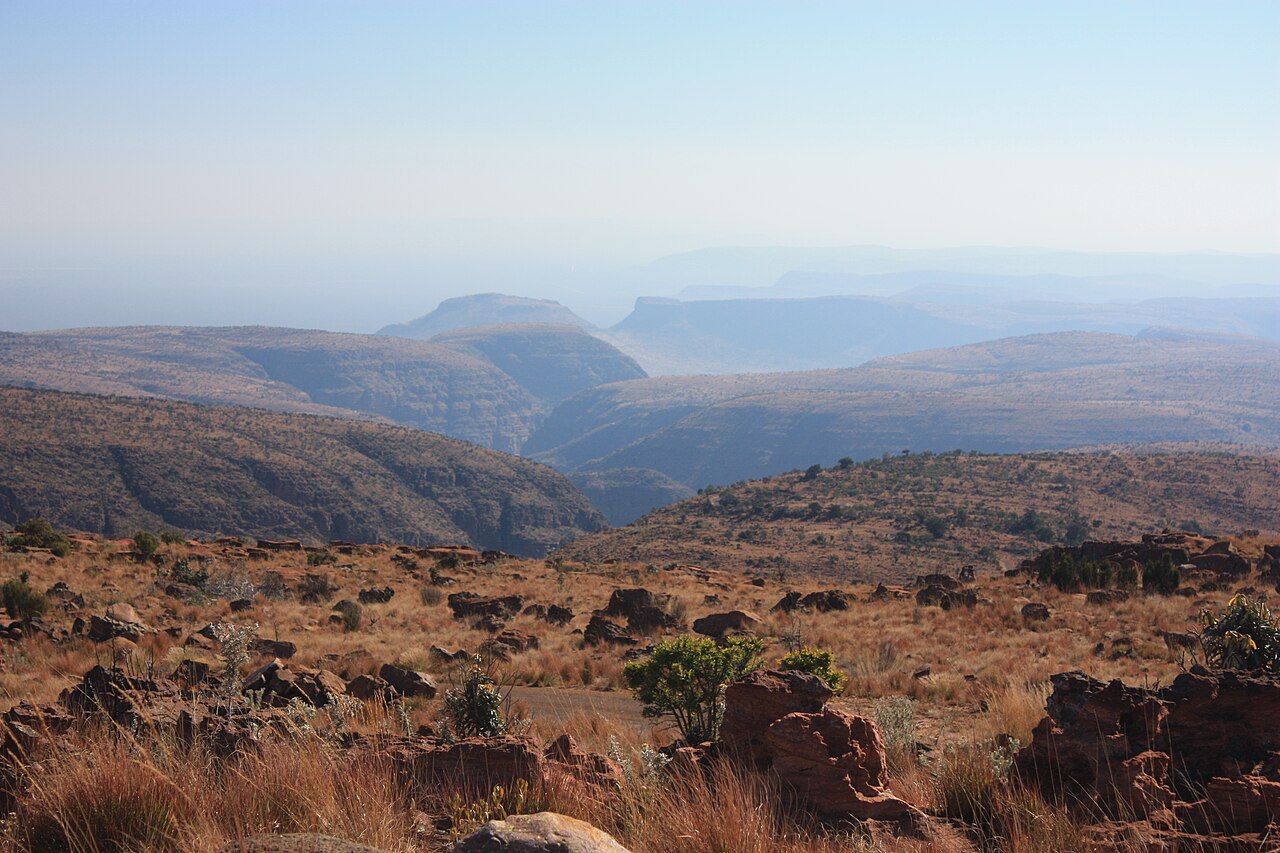 Waterberg mountain panorama in Marakele National Park