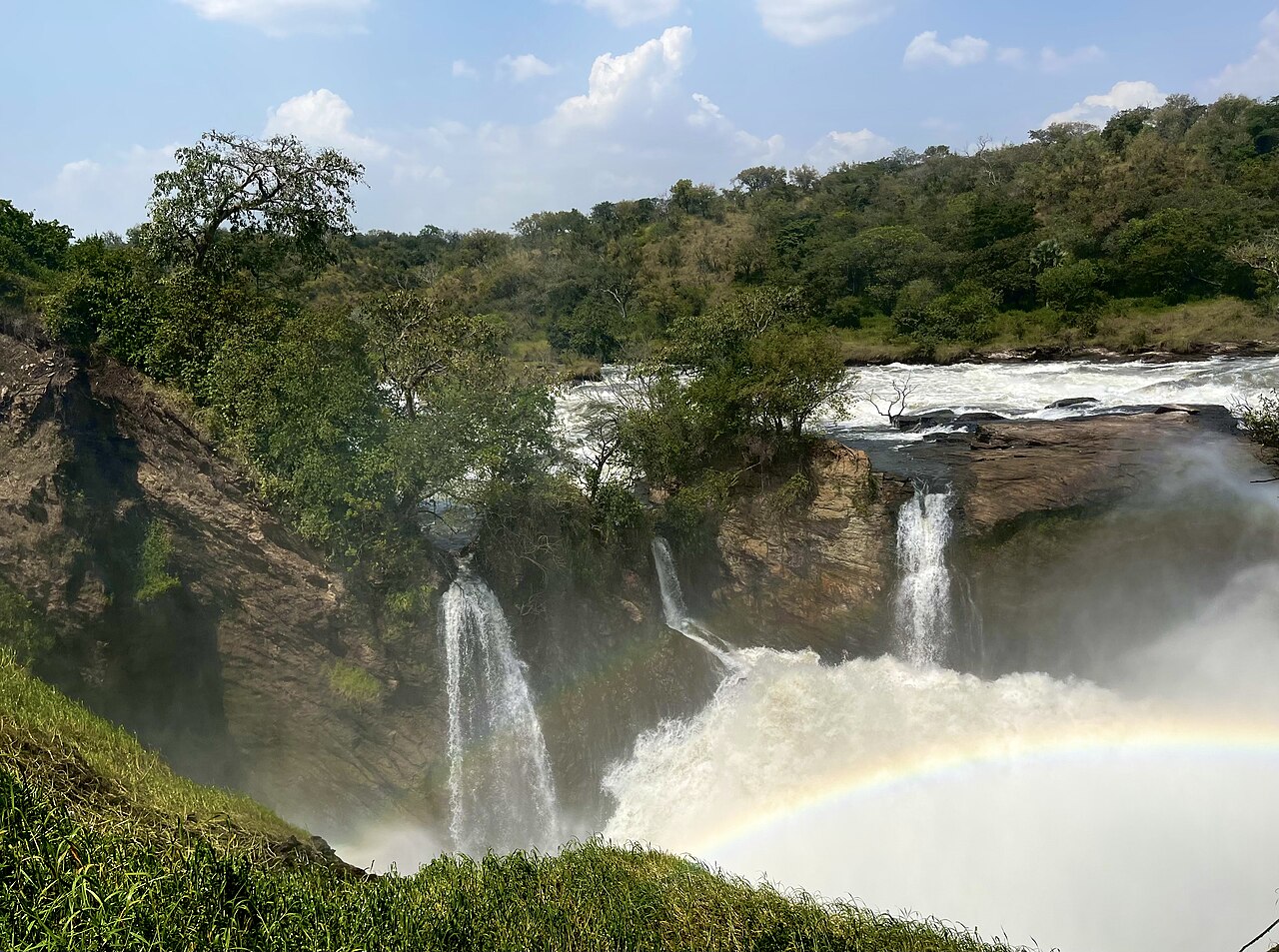 Murchison Falls on the Victoria Nile in Murchison Falls National Park, Uganda