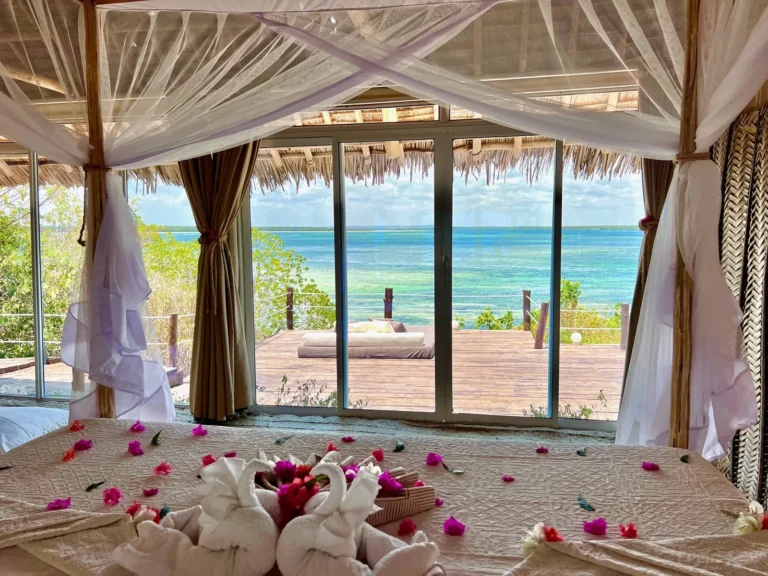 Imperial Banda at The Rock & Sea, with its open terrace and views of Mida Creek